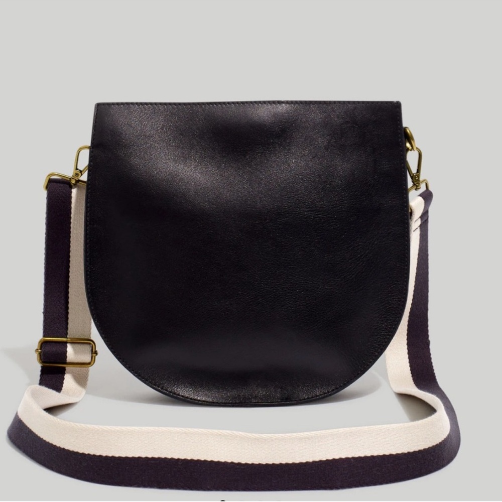 Madewell Black and Tan Crossbody Bags